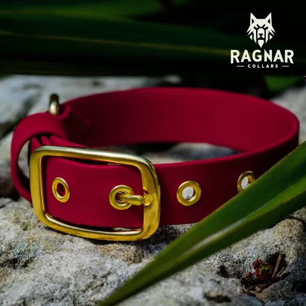 Ръчно изработени нашийници с камъчета от PVC уебинг – Ragnar Collars - Image 6